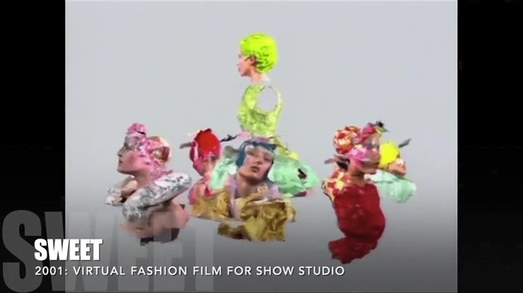 SWEET — virtual fashion film for SHOWstudio, released 10 November 2000.