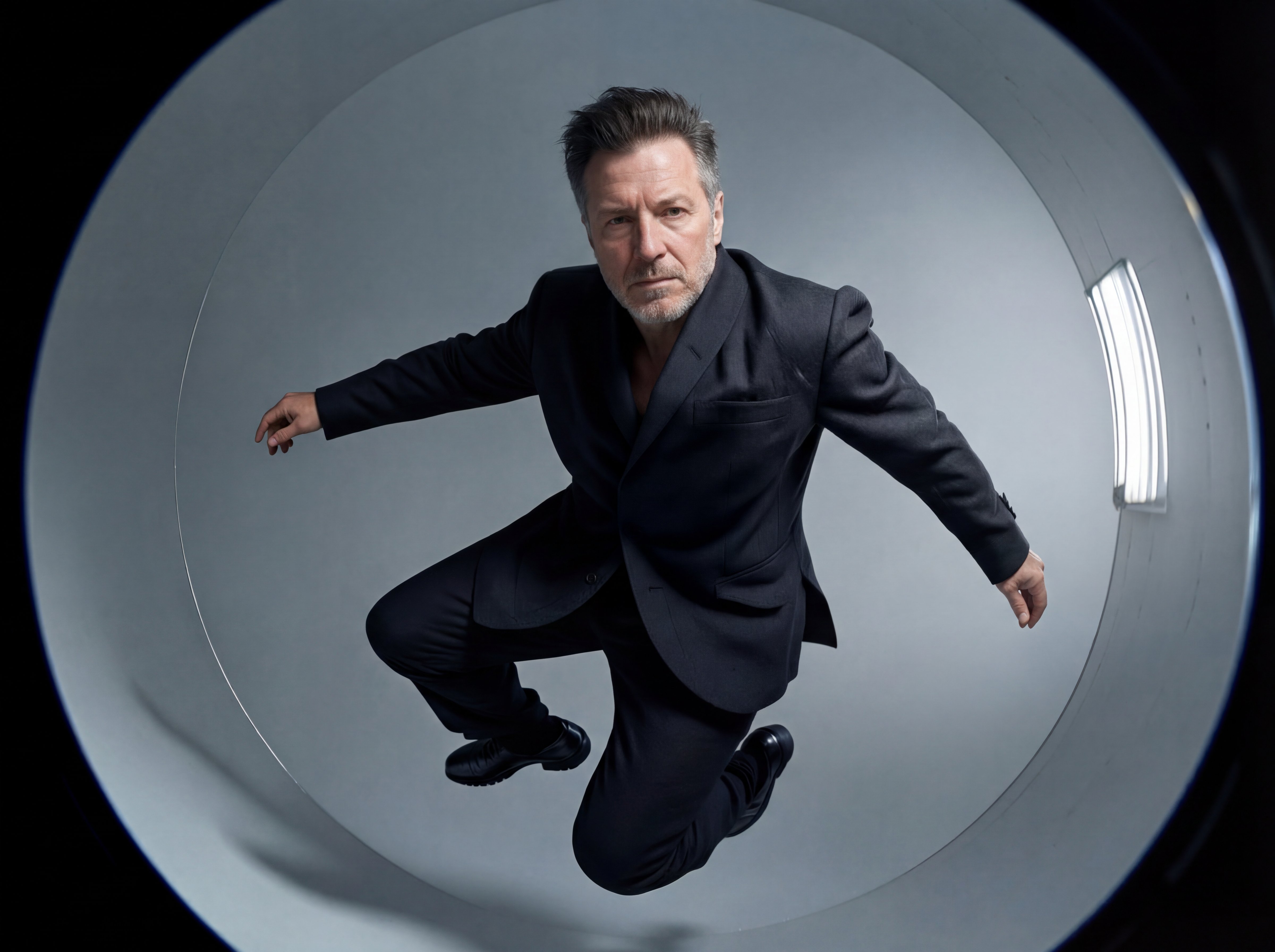 Peter Martin — zero gravity portrait.