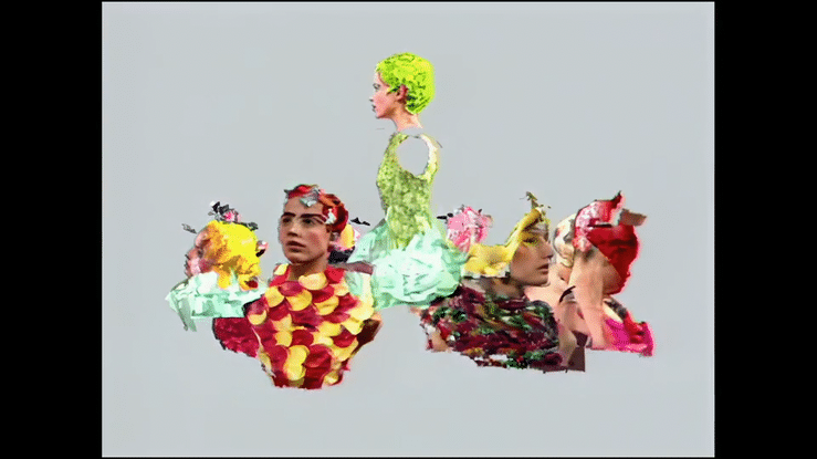 SWEET — virtual fashion film for SHOWstudio, 2001. An early VALIS virtual human work.